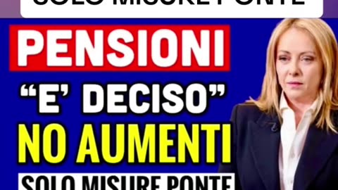 Pensioni 2023, ormai è deciso: no aumenti solo misure ponte