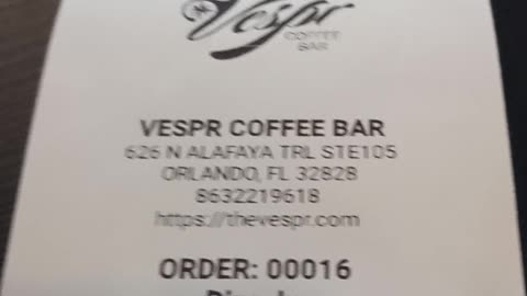 Vespr Coffee Bar N. Alafaya Trail