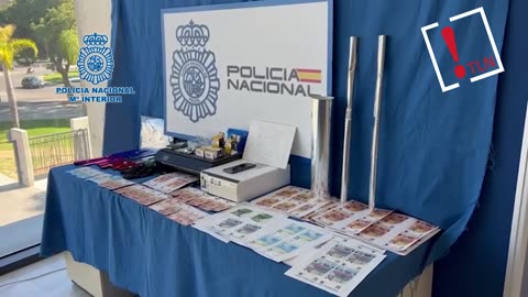 Desmantelan en Cádiz un laboratorio de fabricación de billetes de 50 y 20 euros