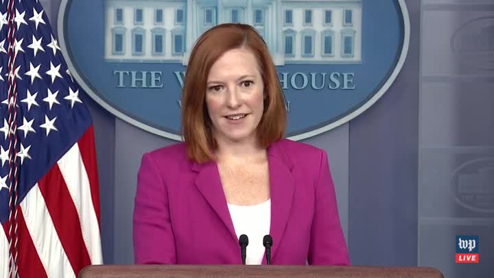 Psaki Addresses Sexual Misconduct Allegations Against Biden