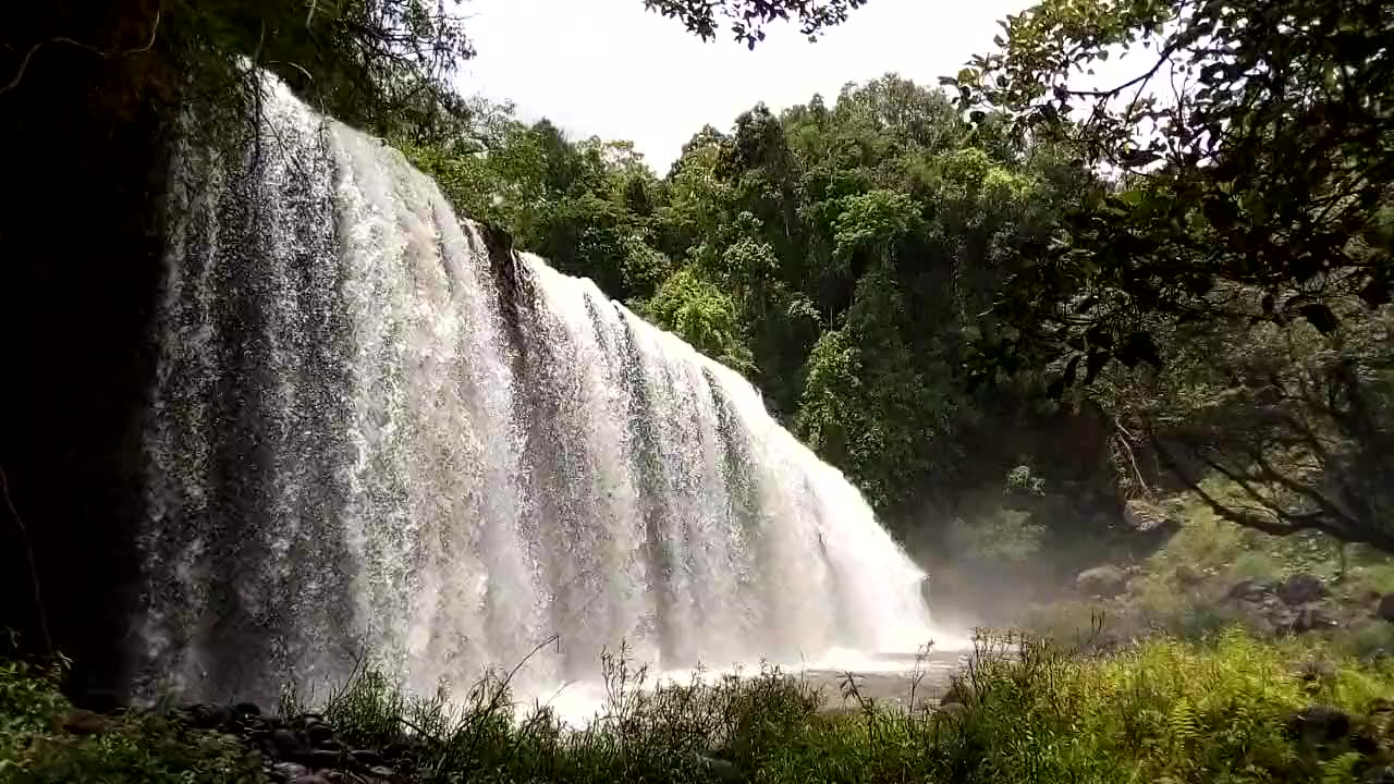 " A Majestic Waterfall Journey"