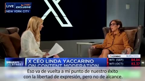 Linda Yaccarino, CEO de X, explica el nuevo mantra de X