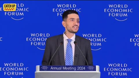 He apologized once and than does it again at WEF