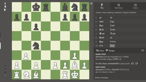 Novice Chess - Practice Game 10