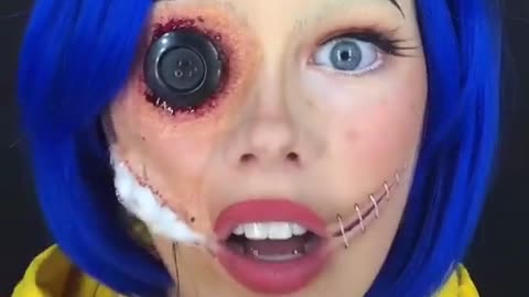 CORALINE SFX Makeup Transformation