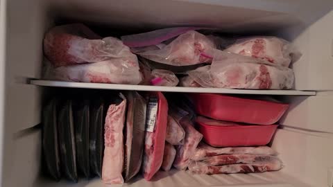 FREEZER FULL OF MEAT - PRAISE JESUS!