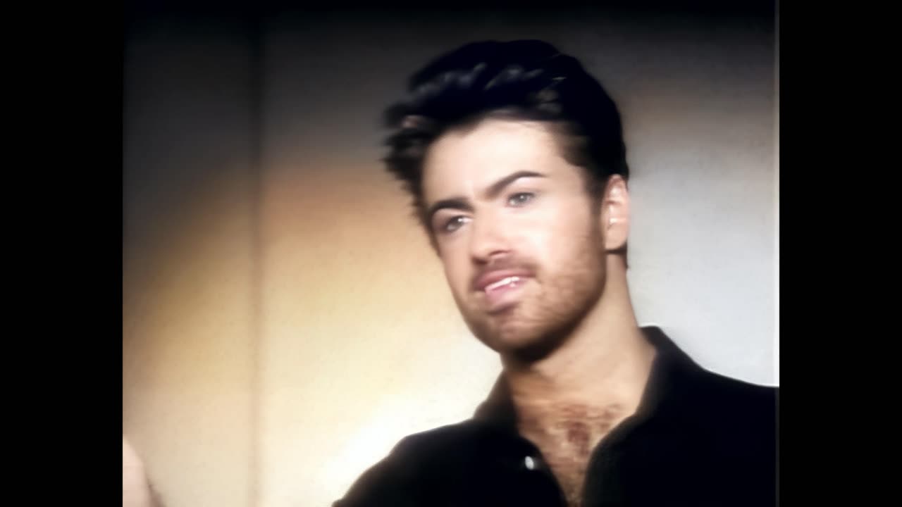 George Michael on Music Videos MTV 1988 remastered 4k