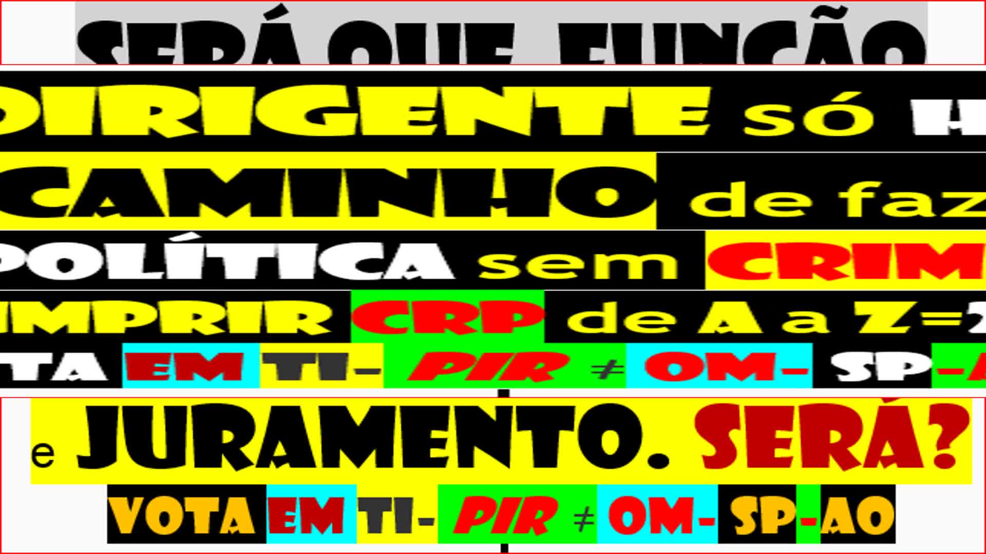 CAMINHO NICO FAZER POL TICA SEM CRIME CUMPRIR CRP