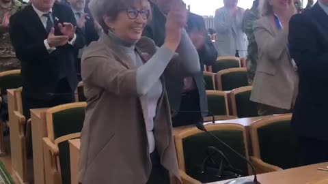 The first video from the meeting room of the People's Council of the LPR, where the deputies
