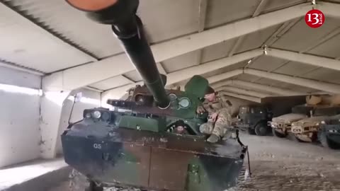 AMX-10 tanks sent by France used by Ukrainian army