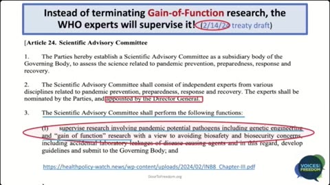 Proliferating Biowarfare via World Health Organization