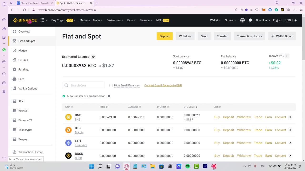 ✅ How to CONVERT USDT to DOLLARS on BINANCE 2022 _ CONVERT USDT to USD