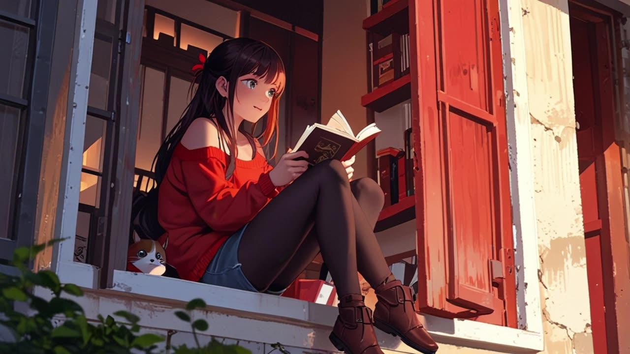 Lofi girl lofi beats, chill, sudy, sleep