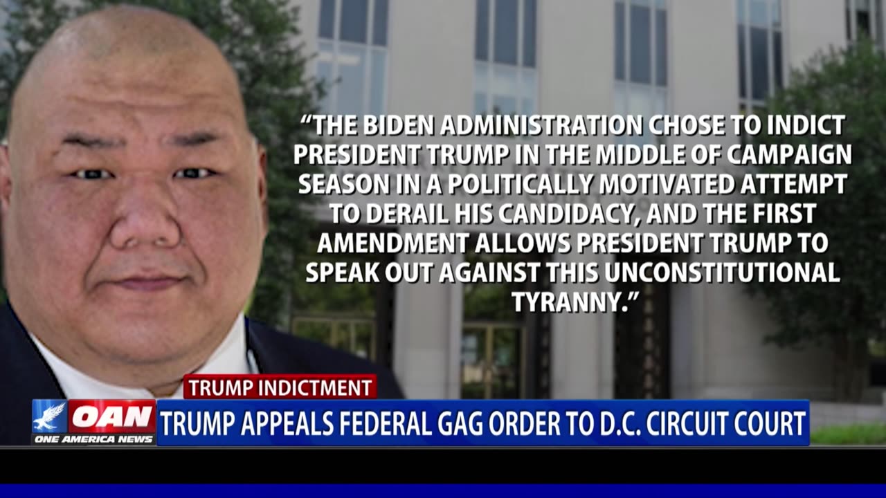 Trump Appeals Federal Gag Order To D.C. Circuit Court