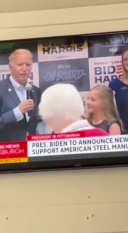 Bumbling Biden Scares Another Young Girl On Live Television