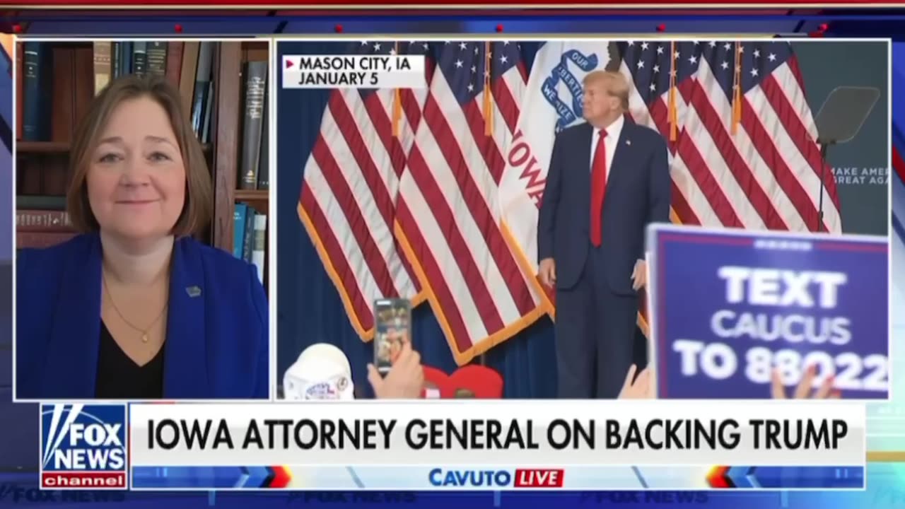 Iowa Attorney General Brenna Bird backing President Trump