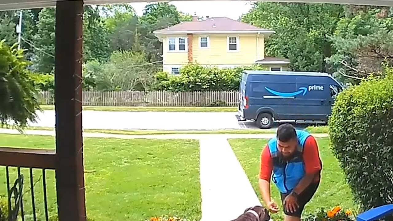 the fearful amazon delivery man