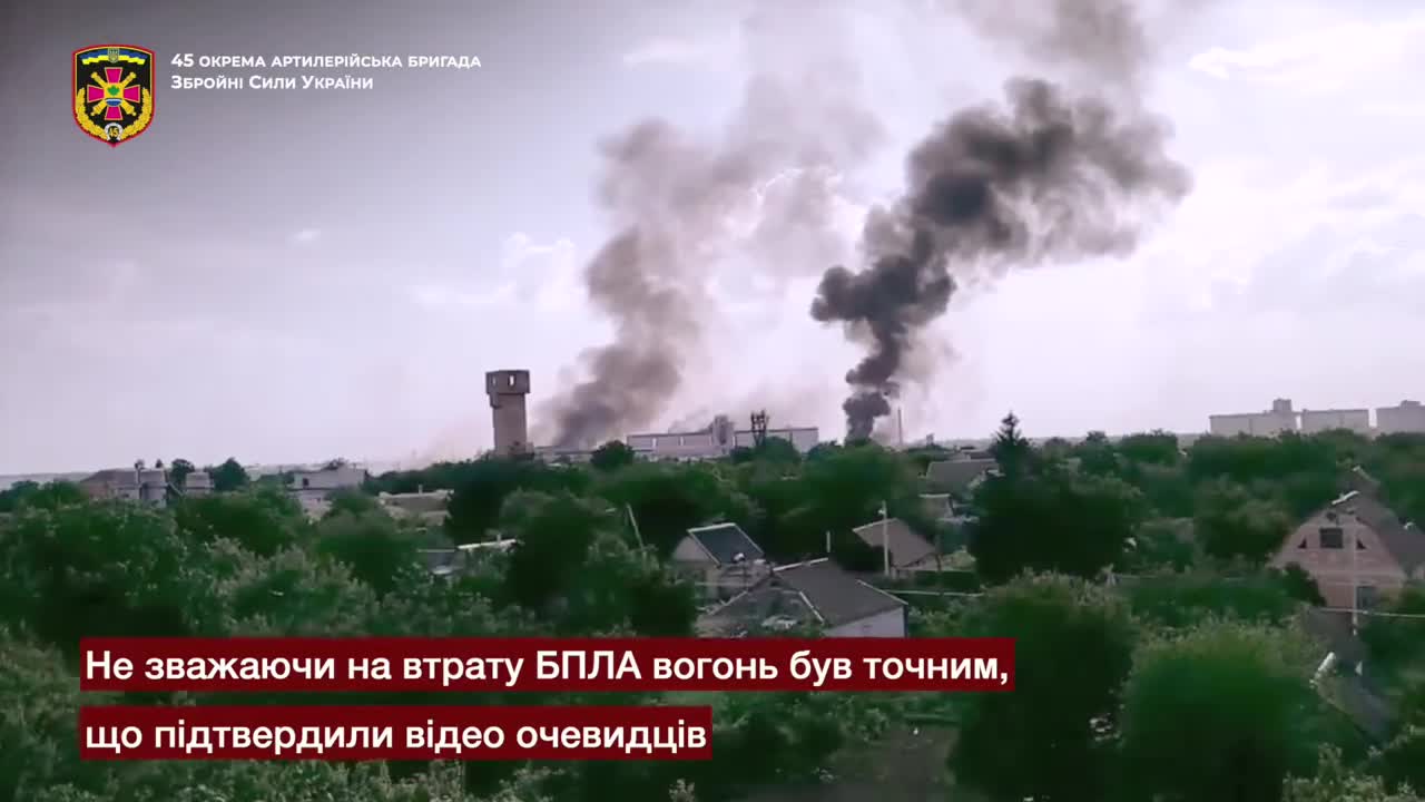 Ukraine War Russian Operating Base Burns For Hours After Strikes