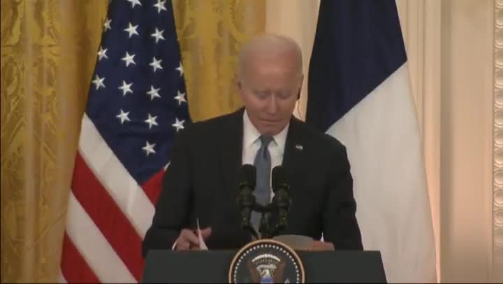 Biden Says He Will Answer the Question He Didn't Hear or Understand
