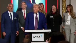 Donald Trump Rings the Bell at the NYSE - 12.12.2024