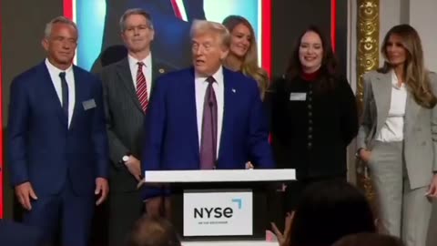 Donald Trump Rings the Bell at the NYSE - 12.12.2024