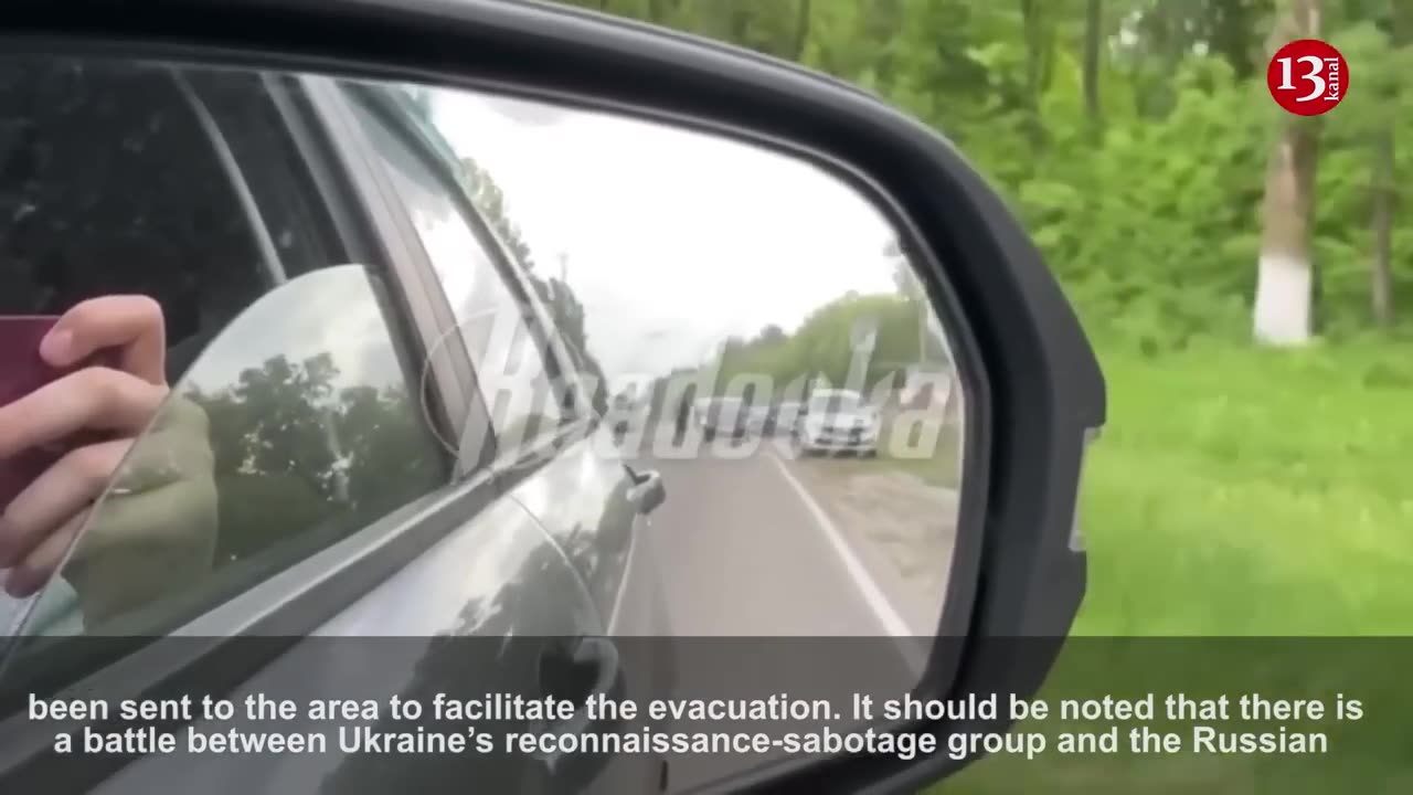 Russia is sending buses to evacuate residents from Belgorod where fighting is underway
