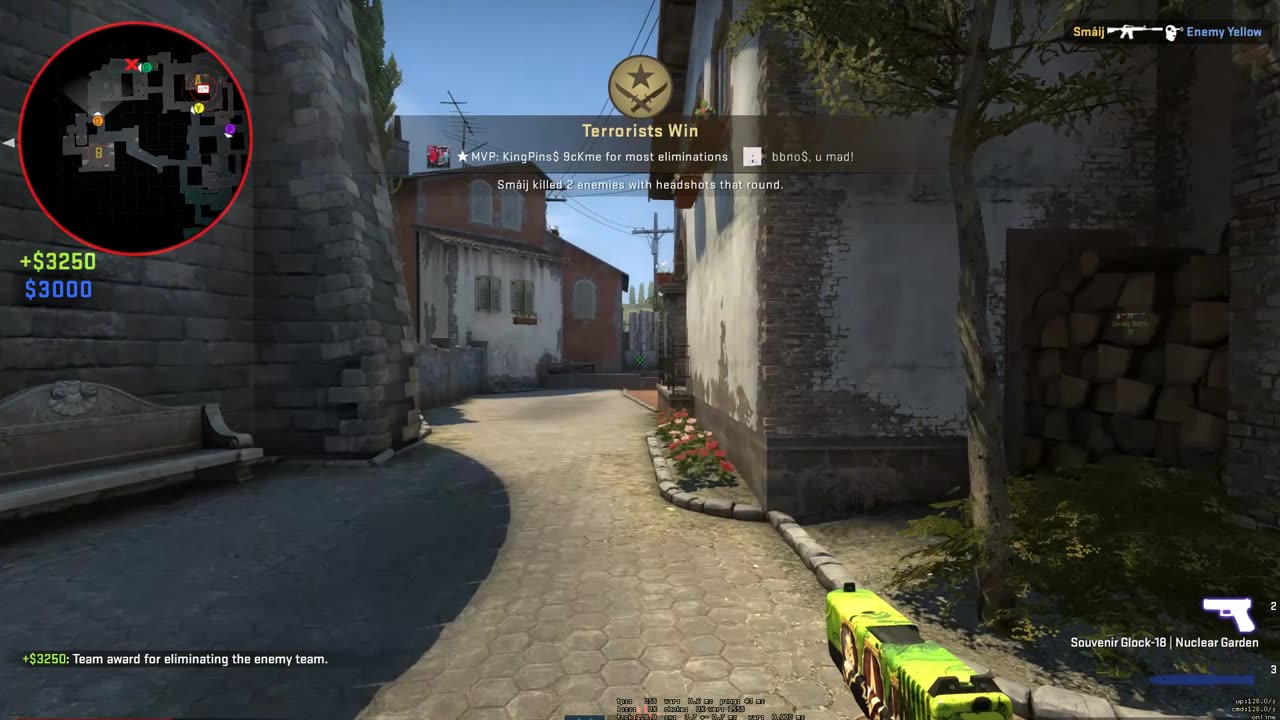 3K on Inferno. Full eco push, no fucks given. Aim all over the place. csgo