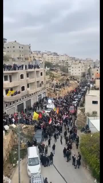Palestinian boy's funeral.