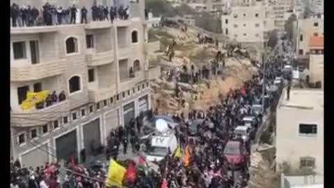 Palestinian boy's funeral.