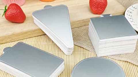 P&C - Shaped Cake Snack Dessert Plate Food Pizza Serving Tray Packing box