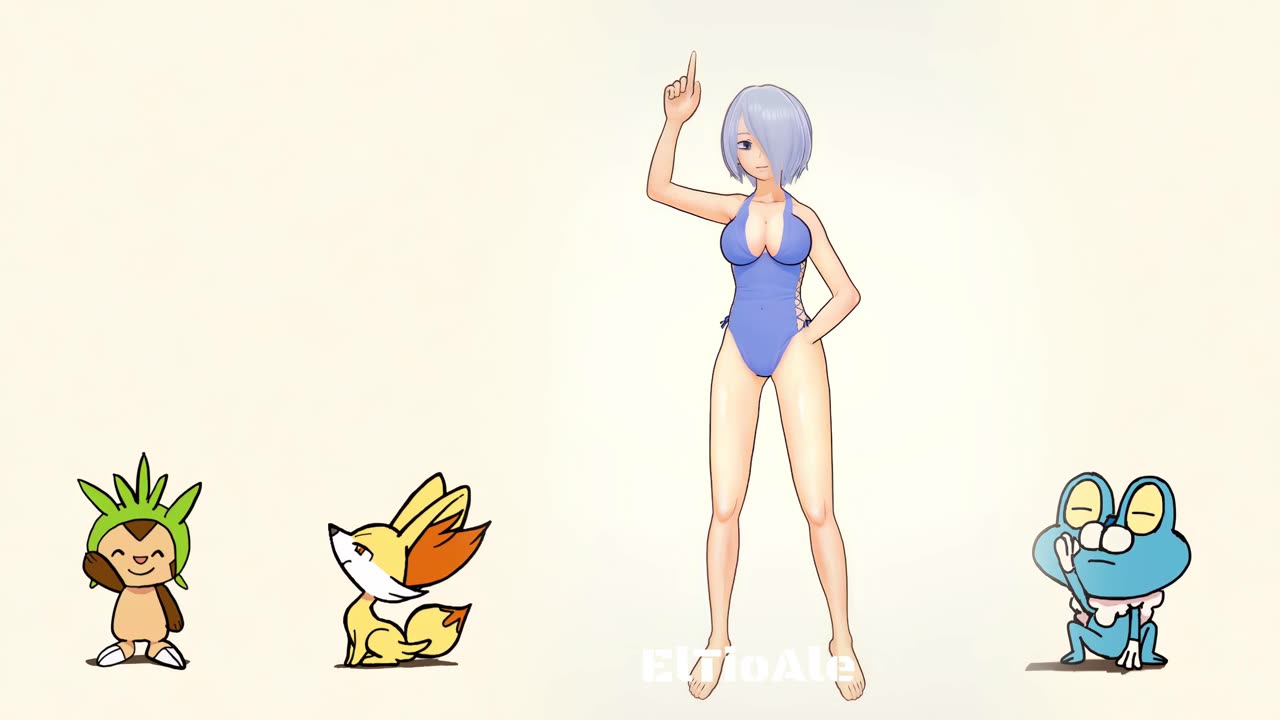 Reiko Yanagi Bikini My hero Academia Pokémon dancing POKÉDANCE #mmd #Reiko #Yanagi #bnha #mha