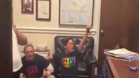 Liberal Protestors Storm McCarthy's Office In Insane Video