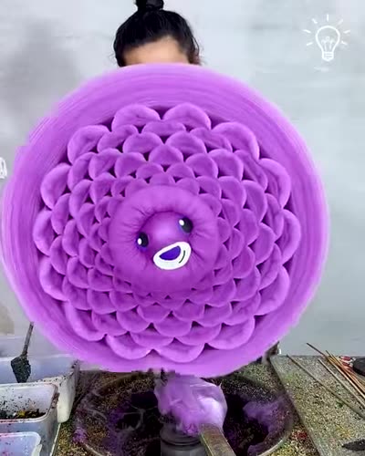 Purple cotton candy!