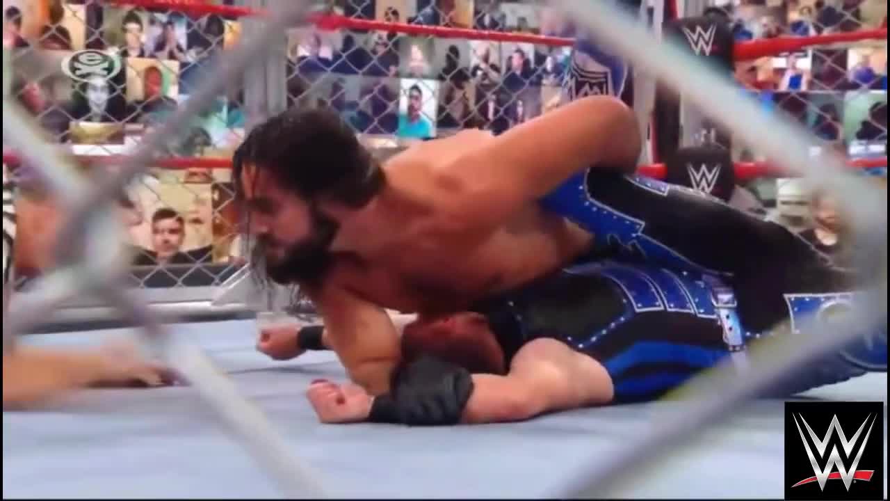 WWE-Seth Rollins vs. Dominik - Steel Cage Match