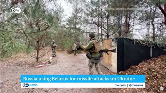 Russia using Belarus for missile attacks on Ukraine