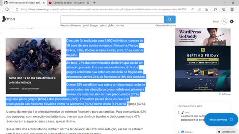 Um entre quatro europeus está em situação de precariedade, de acordo com pesquisa