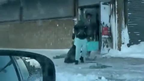 Stores got looted in Buffalo following the snow storm