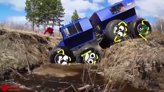 Doodles Mega Big Foot King of Off-Road | Extreme Off Road Truck Mud Race