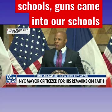 I don't know why this man is a Democrat. Eric Adams gets in trouble with the media over remarks