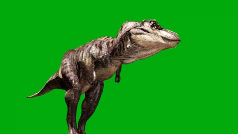 Big dinosaur green screen effect