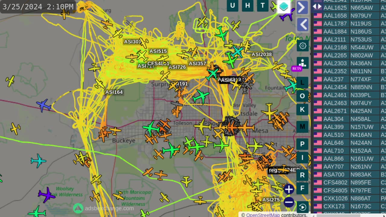 N979C N912PA N918PA N440PA N5144X - Bank of UTah War on Arizona using CHINA - March 25th 2024