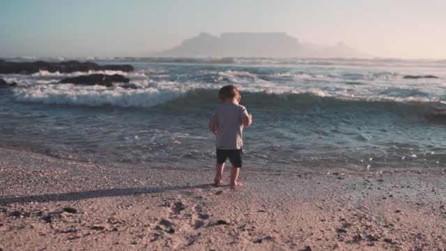 A child by the sea