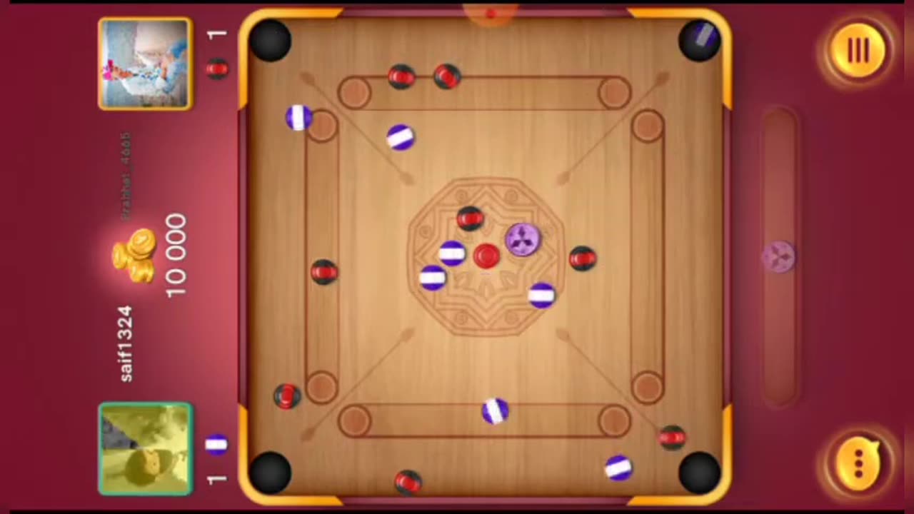 Carrom disc pool/ trick shots gameplay/saif gaming