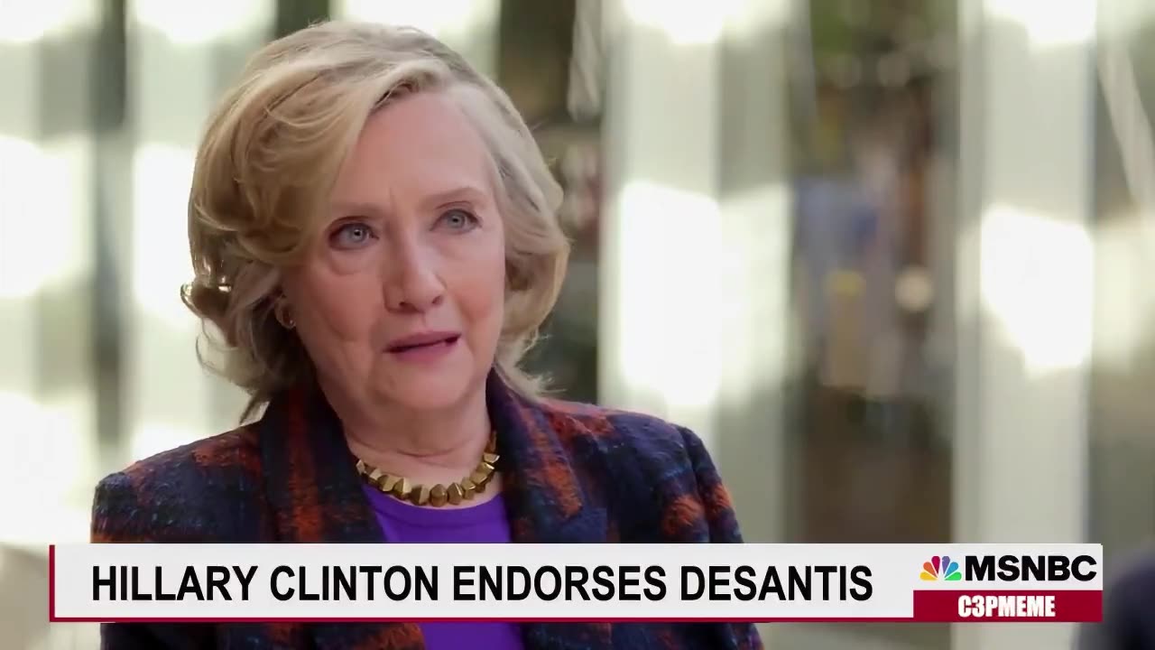 Parody- Breaking News Hillary Clinton has ENDORESED RON DESTANTIS