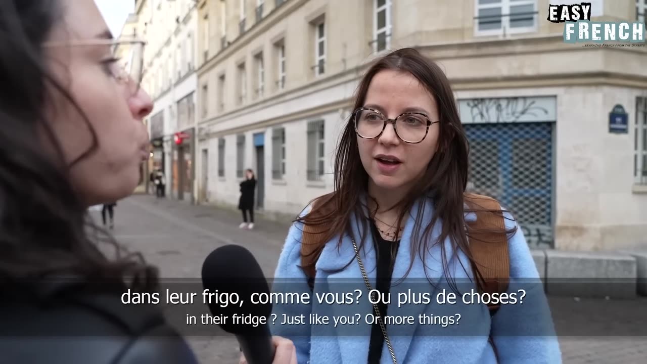 What's in Your Fridge- French People Answer - Easy French