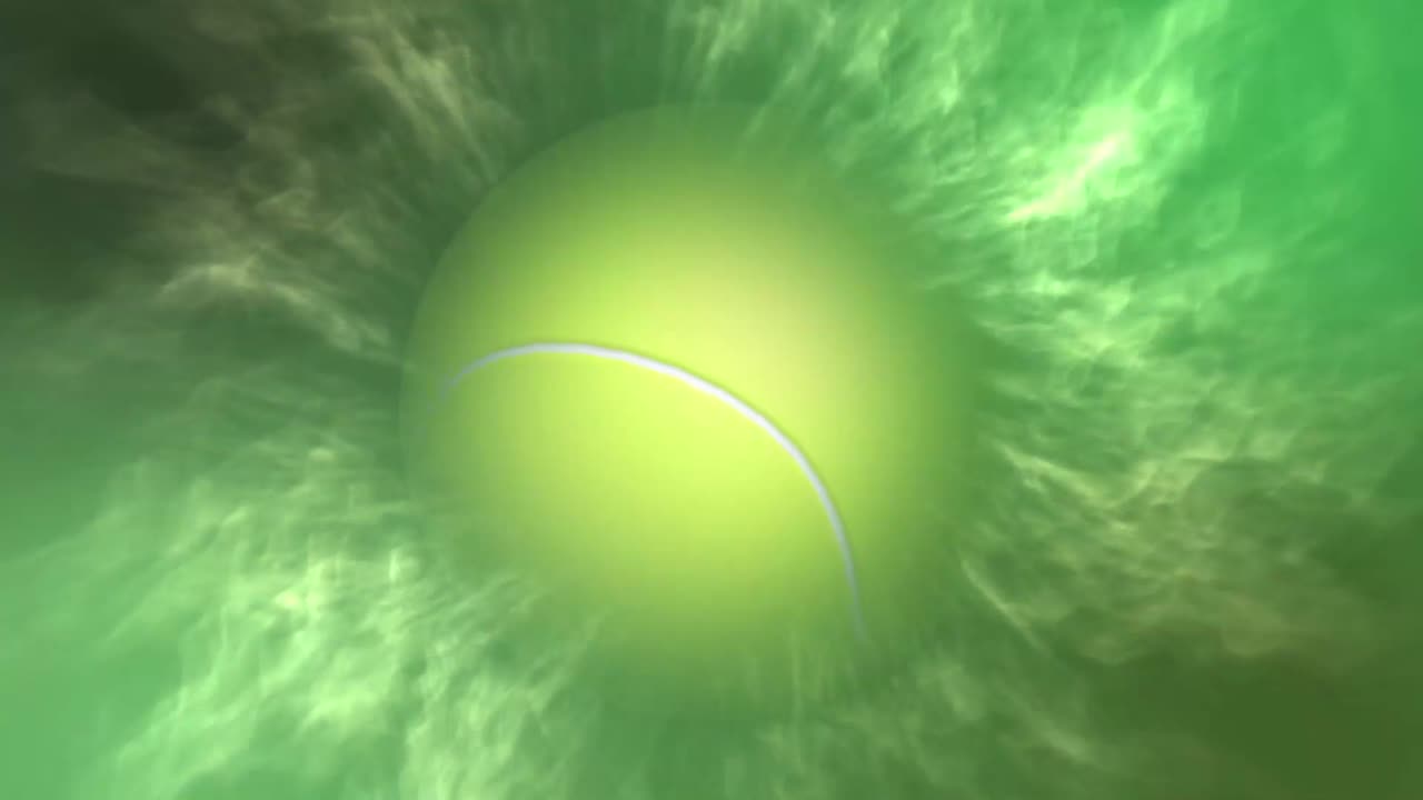 Spinning Tennis Ball Loop. Motion Graphic video. Visual Effect video. Motion Backdrop.