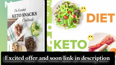 😍 UNBELIEVABLE ! Get The Keto Snacks Cookbook FREE