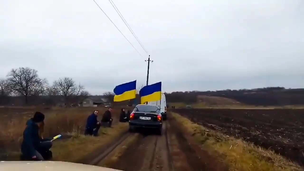 The last journey of a fallen Ukrainian soldier