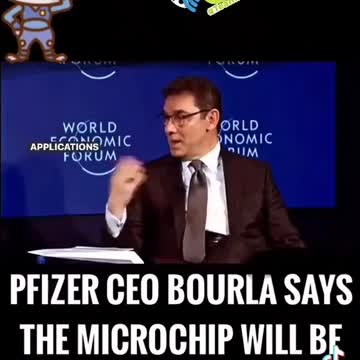 Davos covid dystopia: at 2018 Schwabian event Pfizer CEO Bourla says microchip will be in medication