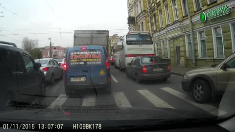 Innocent Crosswalk Exchange Turns Ugly